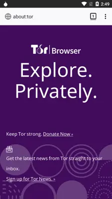 Tor Browser android App screenshot 11