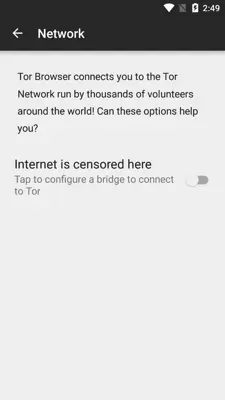 Tor Browser android App screenshot 6